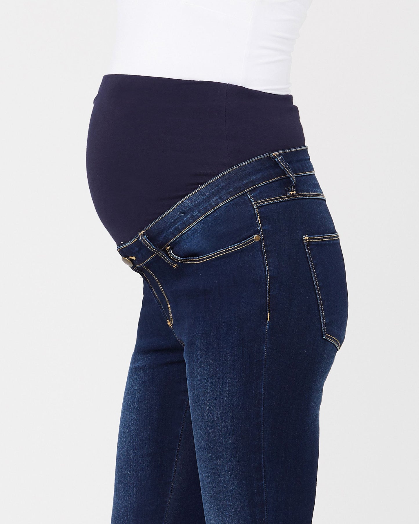 Better butter 1822 Denim Ankle Grazer Maternity Jegging