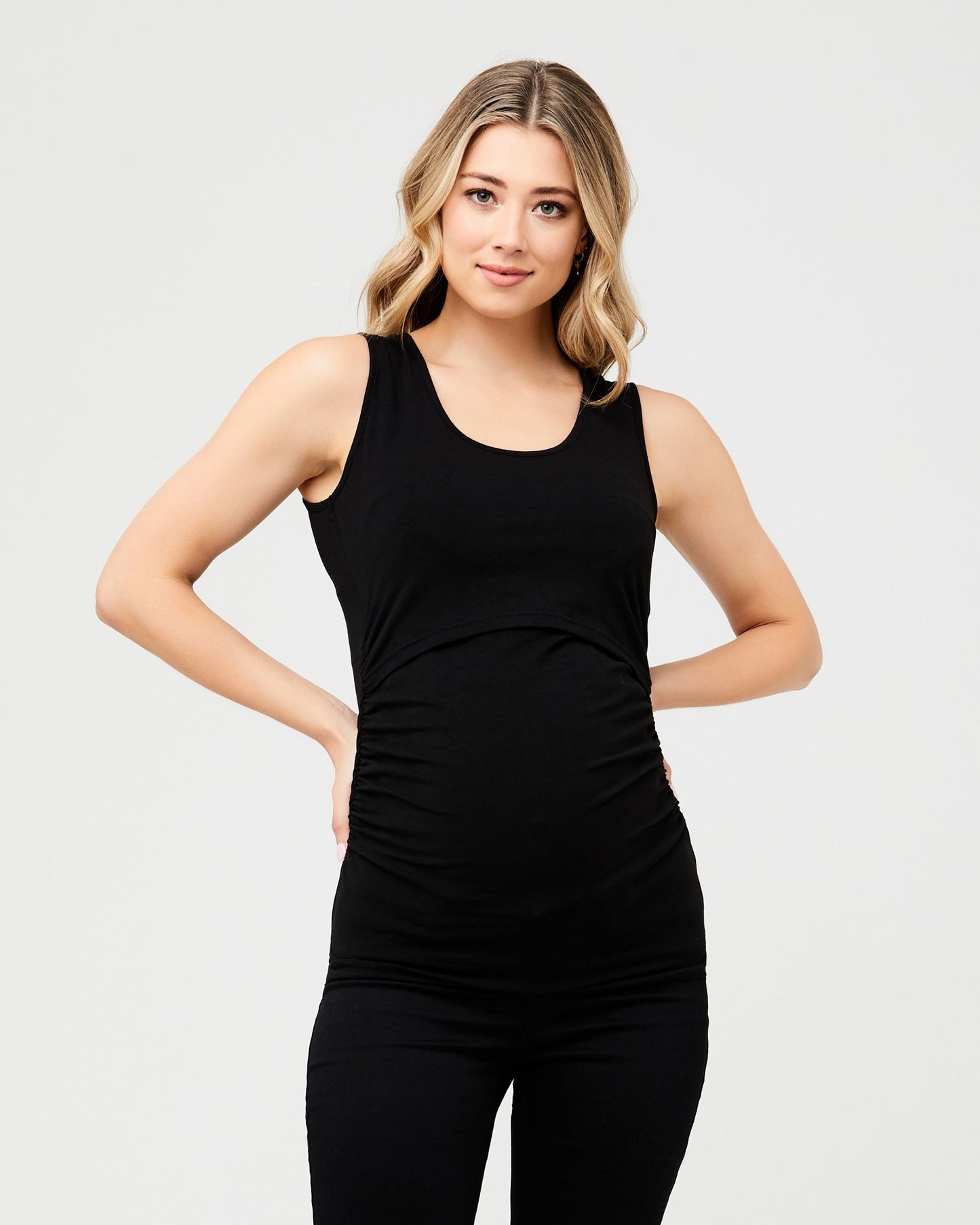 Organic Maternity/Nursing Tank (Black or White)