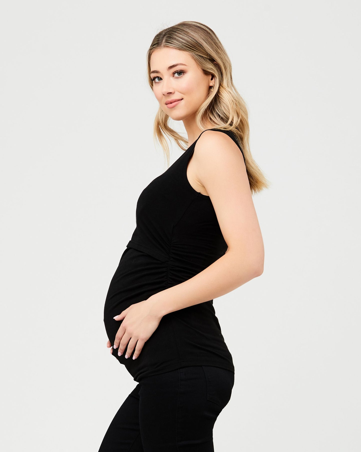 Organic Maternity/Nursing Tank (Black or White)