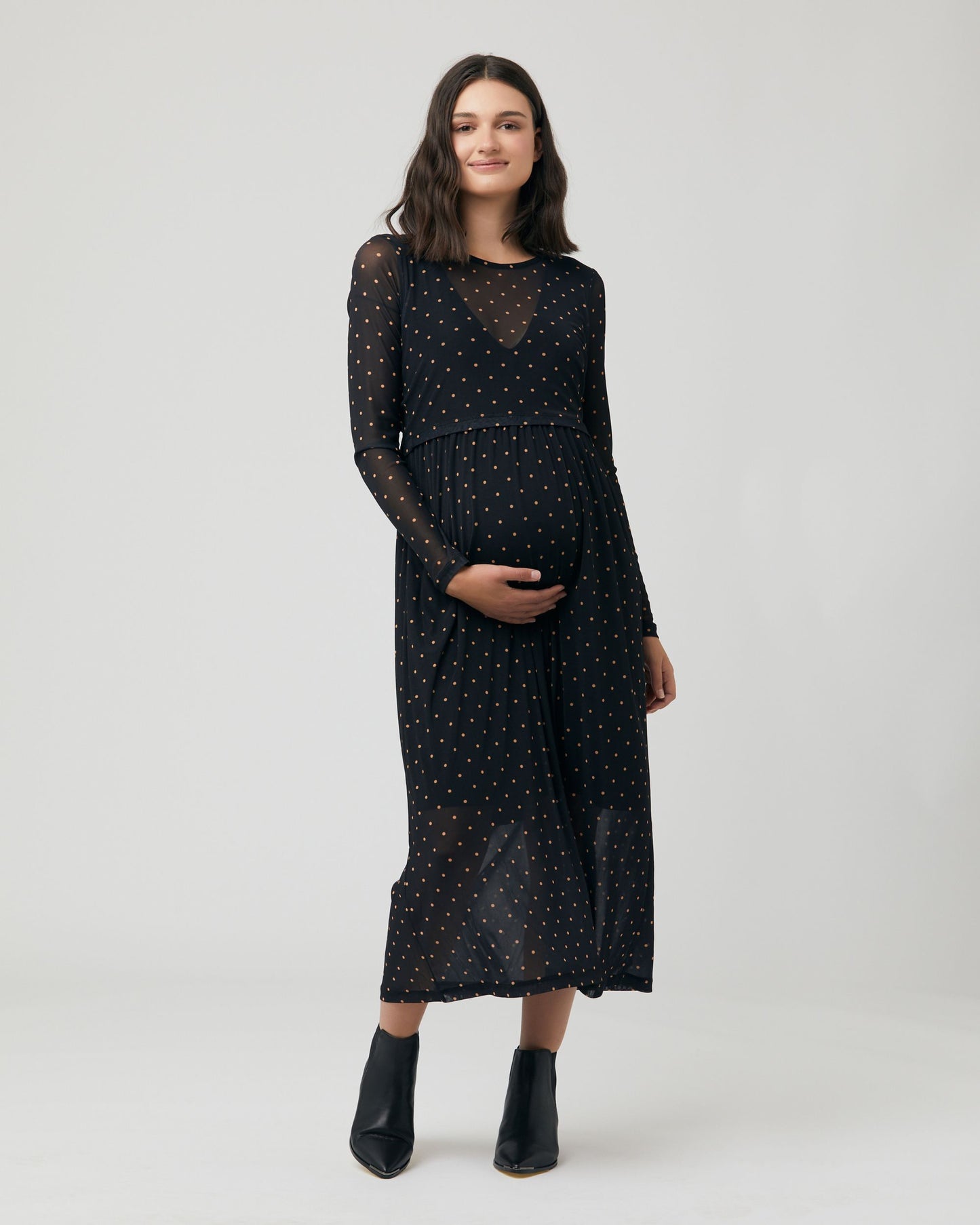 Dot Maternity Dress