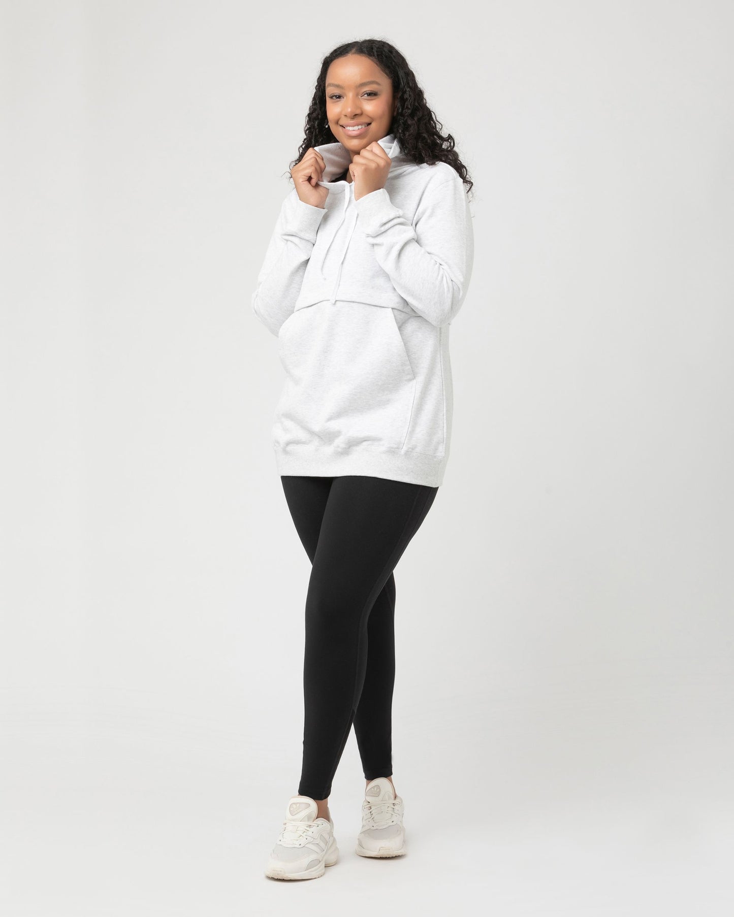 Arctic Marle Maternity/Nursing Hoodie