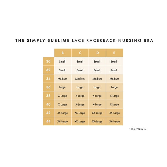 Lace Racerback Nursing Bra