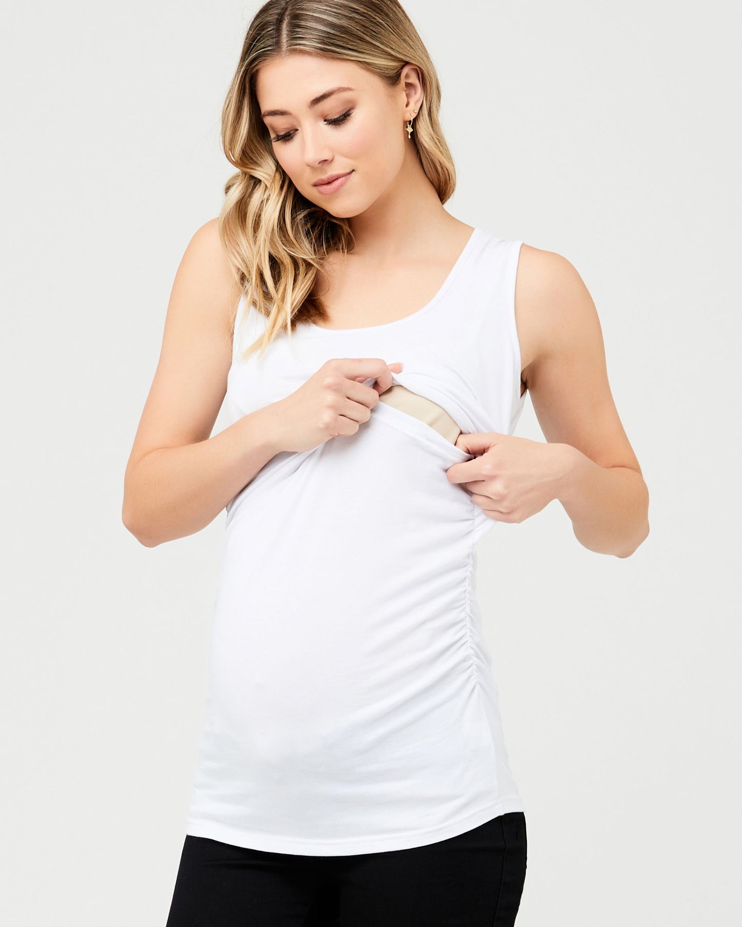 Organic Maternity/Nursing Tank (Black or White)