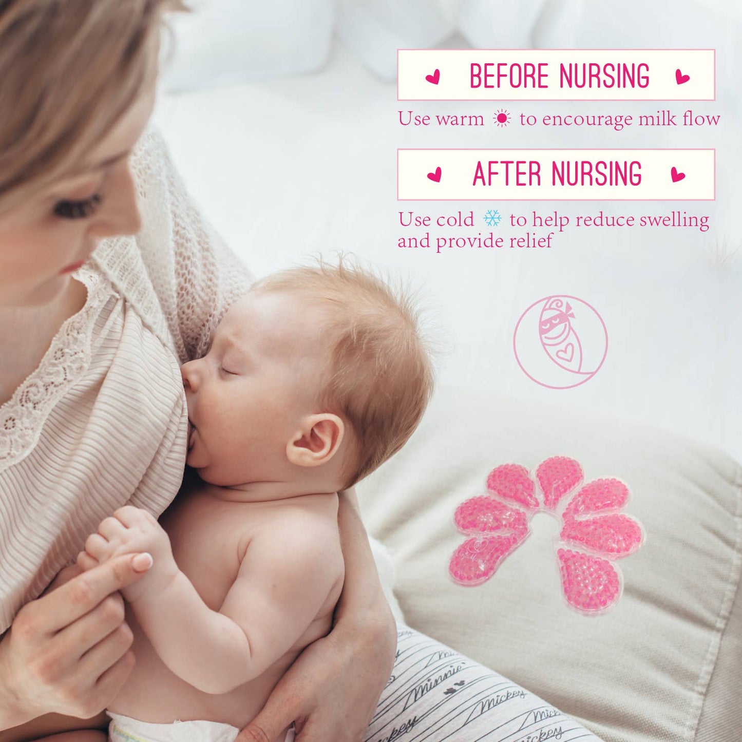Ninja Mama Breast Therapy Packs - Pack Of 2 (Hot Or Cold)