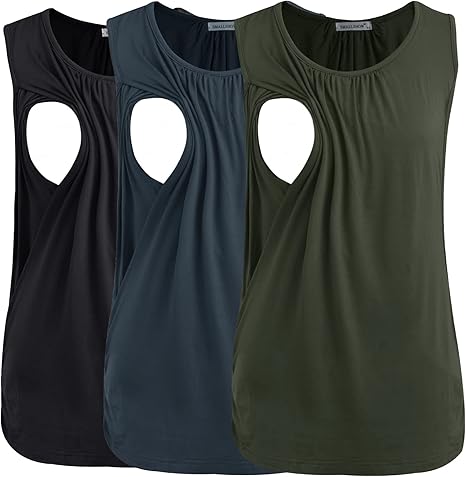 Plus size Maternity Nursing Tank Top