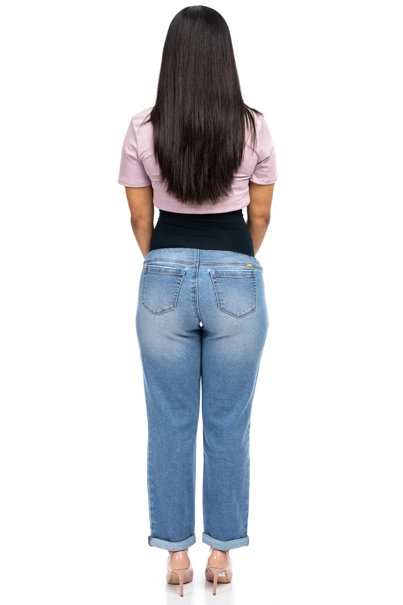 Maternity 28" Boyfriend Jean w/ Bellyband