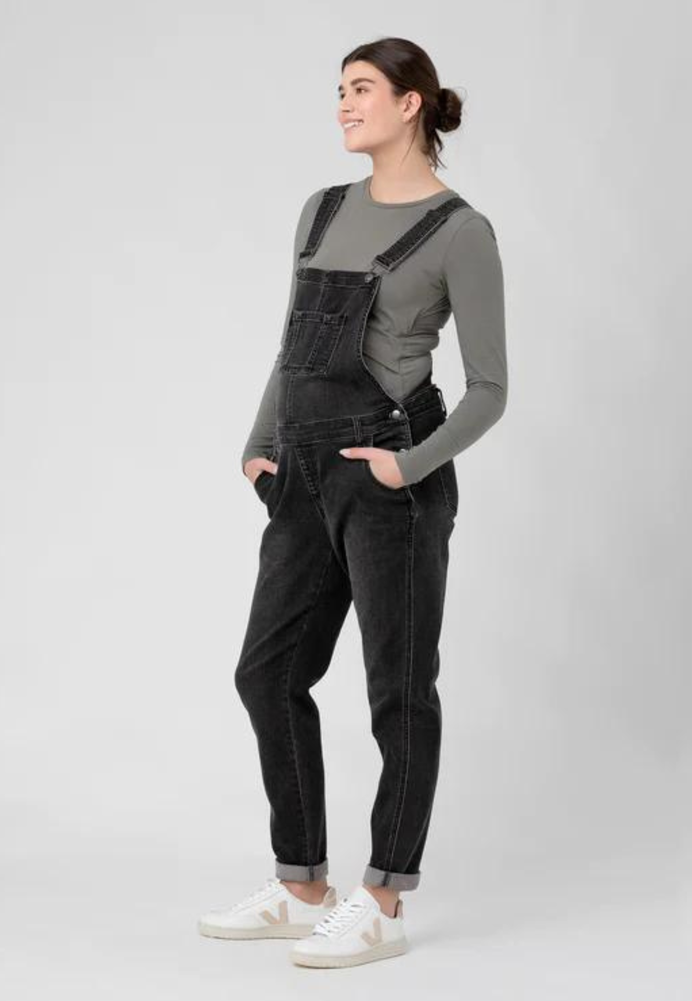 Ripe Denim Maternity Overalls
