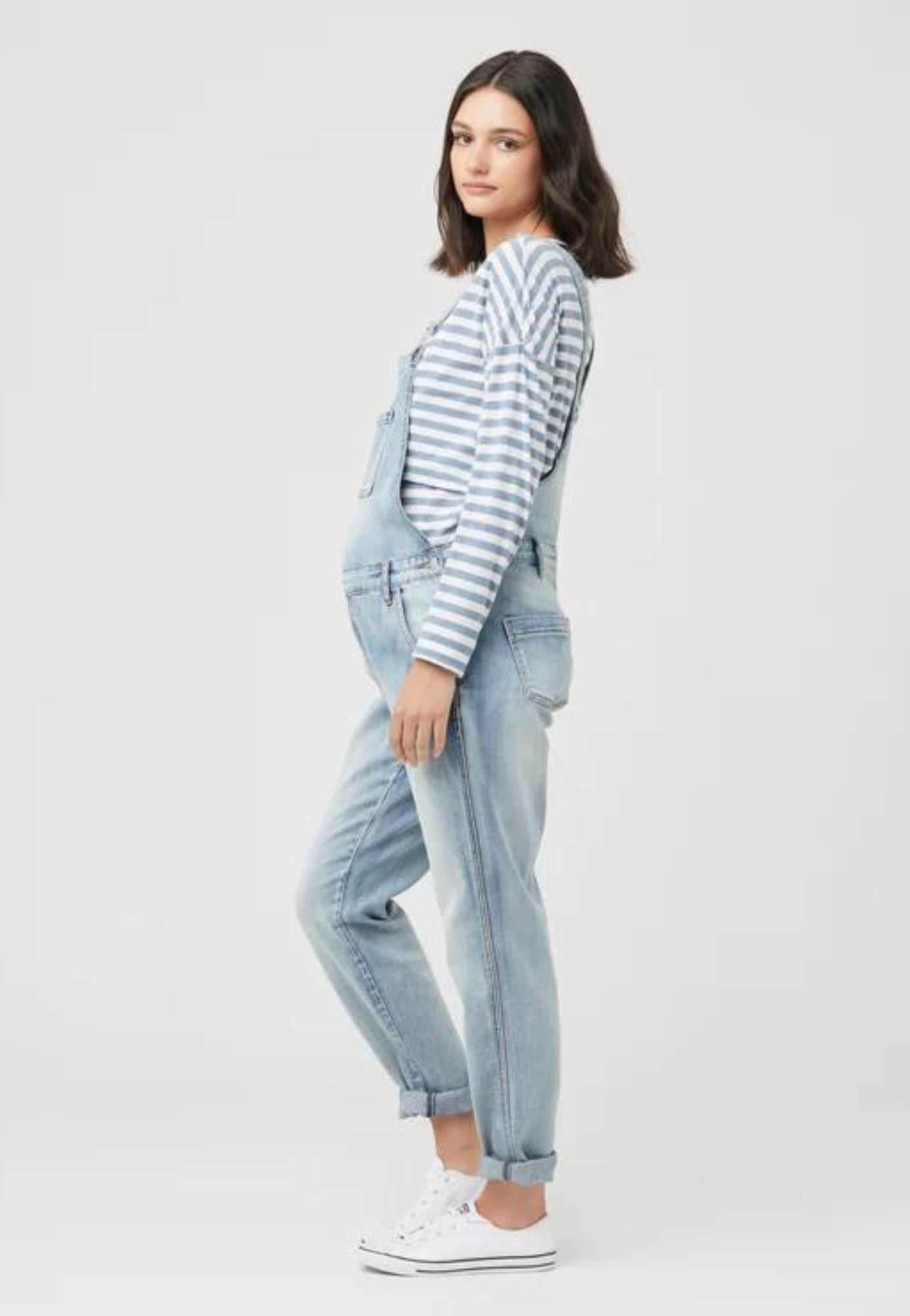 Ripe Denim Maternity Overalls
