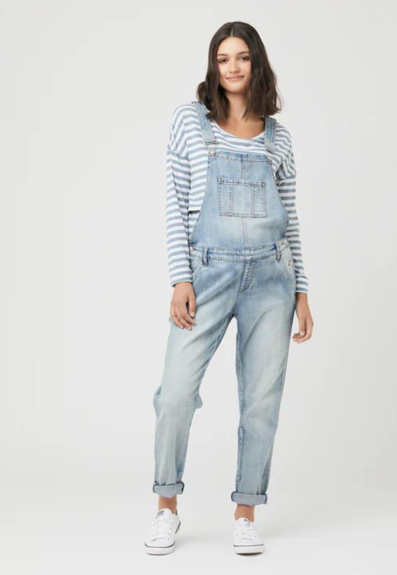 Ripe Denim Maternity Overalls