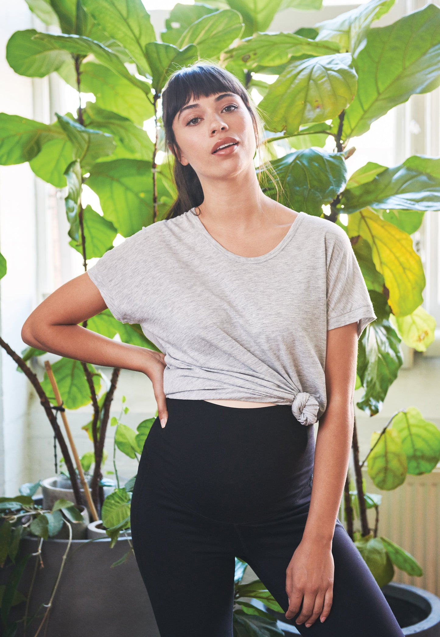 Organic Over The Bump Maternity Legging