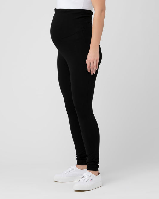 skpabo Maternity Velvet Warm Legging Pants, Comfortable Waist Adjustable  Maternity Pants for Winter 