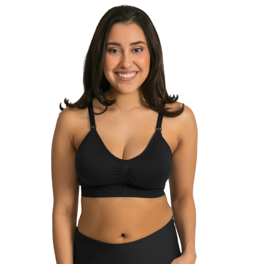 Simply Sublime Wireless Nursing Bra - BLACK OR BEIGE