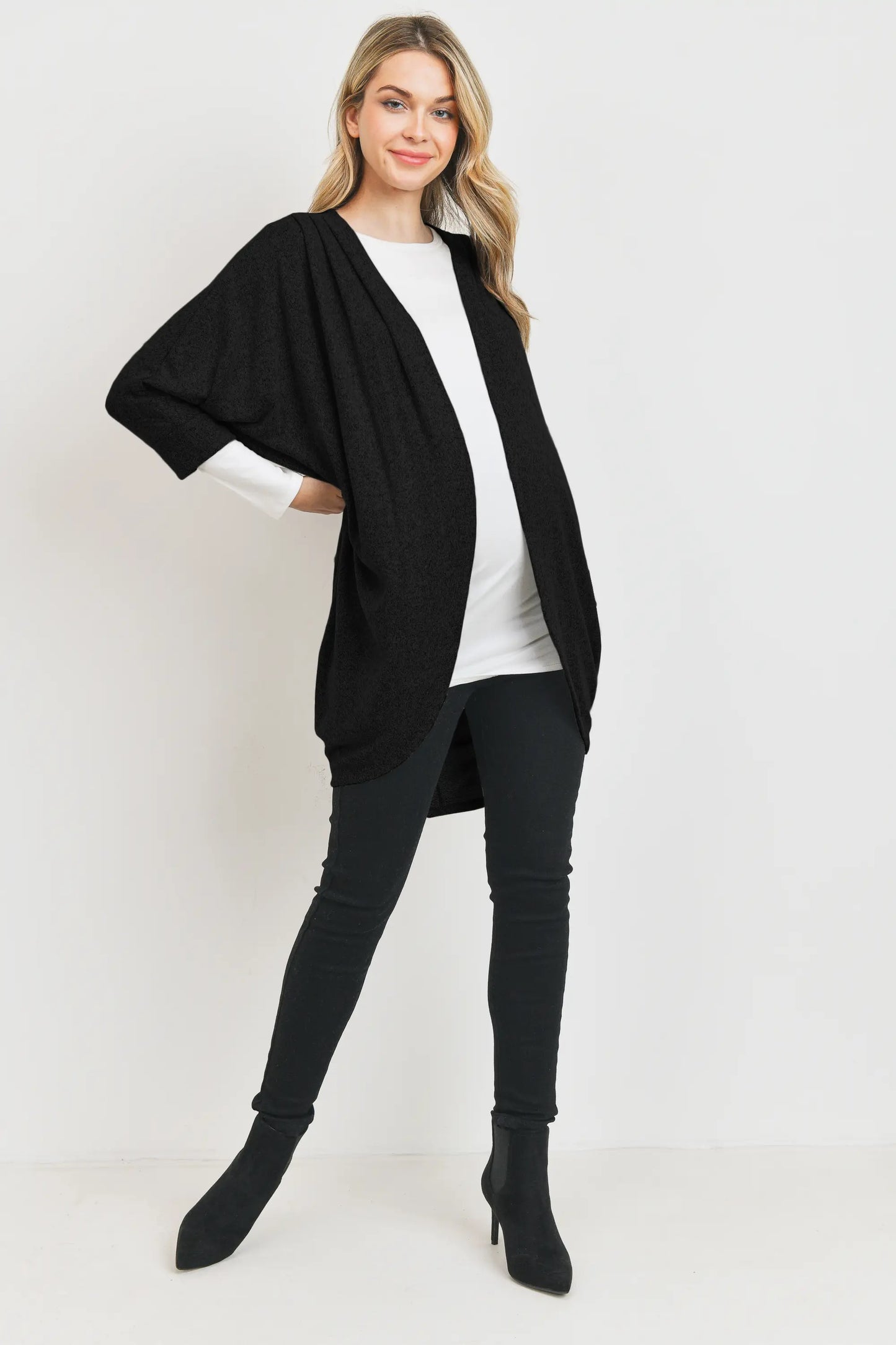 Kimono-style Maternity Cardigan