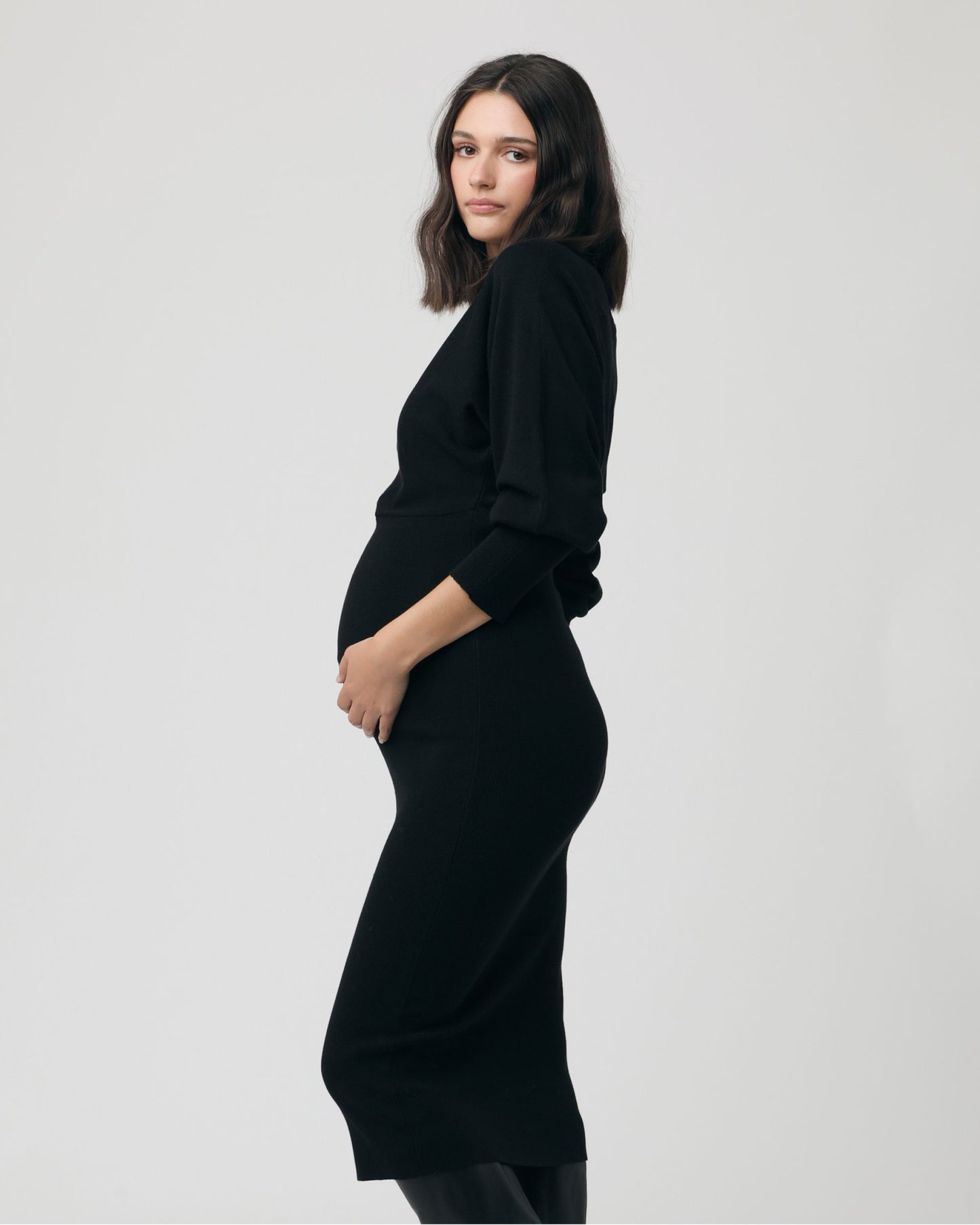 Knit Maternity Dress