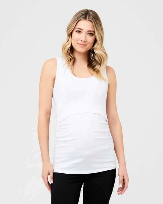 Organic Maternity/Nursing Tank (Black or White)